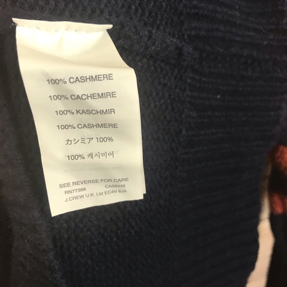 J.Crew Collection |Cashmere sweater varsity stripe - Picture 7 of 8